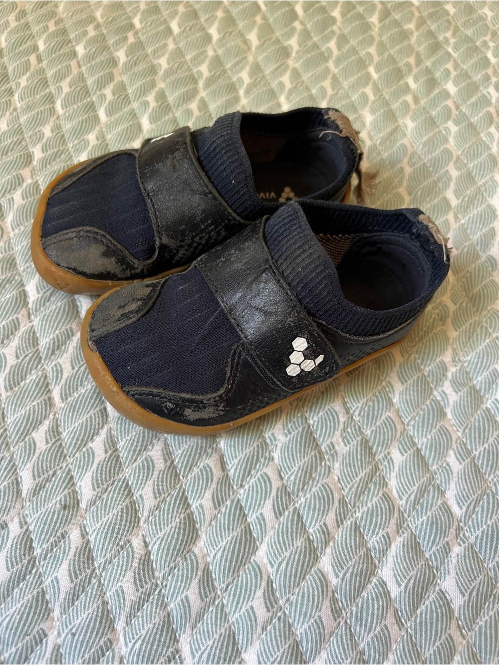 Vivo Barefoot Navy Blue Primus Sport Toddler Slip-On Sneakers Size 6